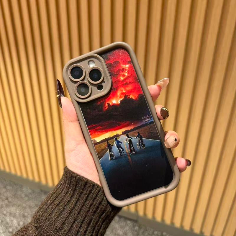 Stranger Things Series Case,For Iphone 16 15 14 13 12 11 17Pro Max,For Samsung S25 S24 S23 S22 Ultra,Protective Cover for Fan Christmas/Birthday Gift for Her/Him,Anti-Scratch Shockproof Soft Silicone Protective Cover