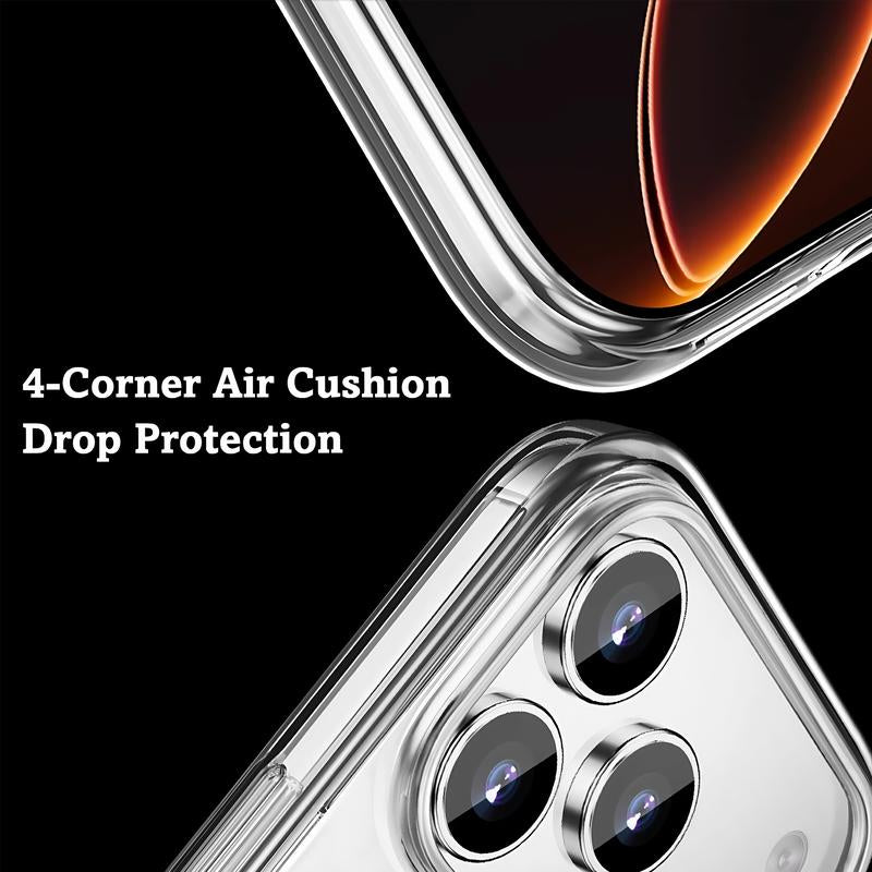 Wiwu Ultra-Clear Magnetic Phone Case with 38 N52 Magnets - Eco-Friendly TPU+PC Material, 4-Corner Air Cushion Drop Protection for Iphone 17/17 Air/17 Pro/17 Pro Max Magsafe Iphone Case