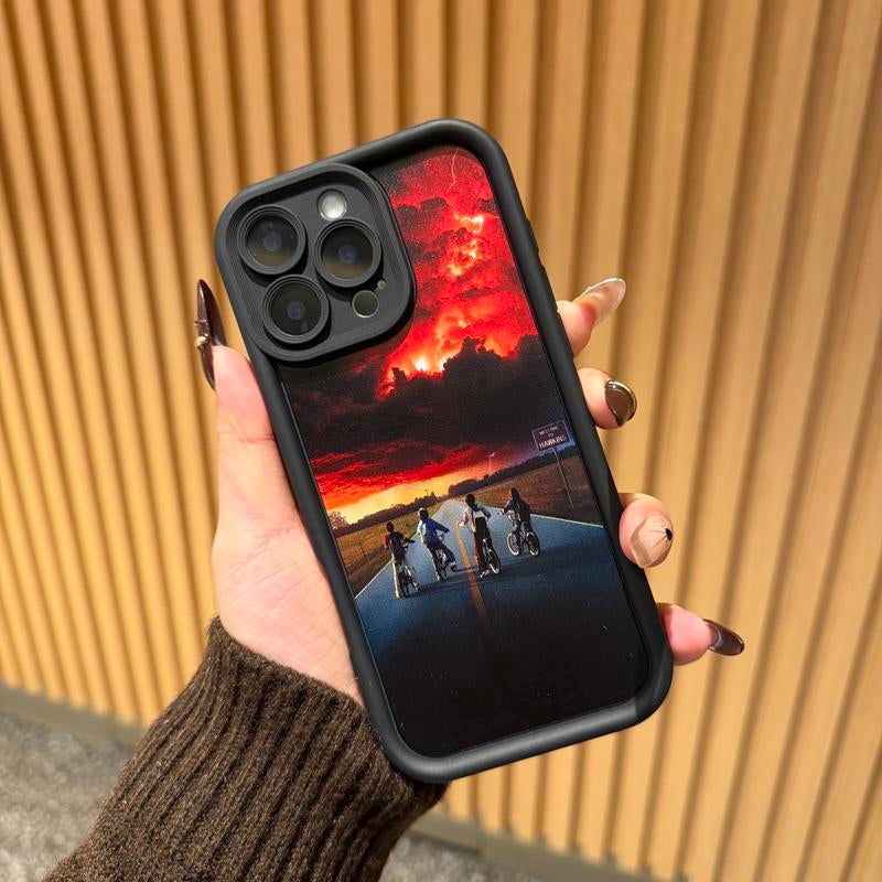 Stranger Things Series Case,For Iphone 16 15 14 13 12 11 17Pro Max,For Samsung S25 S24 S23 S22 Ultra,Protective Cover for Fan Christmas/Birthday Gift for Her/Him,Anti-Scratch Shockproof Soft Silicone Protective Cover