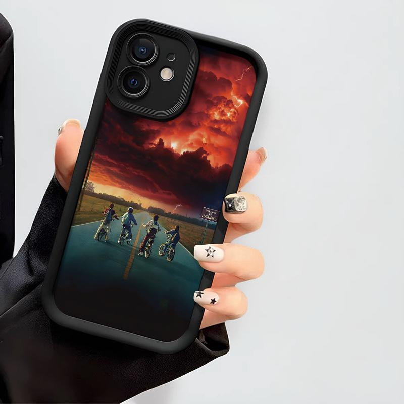 Stranger Things Series Case,For Iphone 16 15 14 13 12 11 17Pro Max,For Samsung S25 S24 S23 S22 Ultra,Protective Cover for Fan Christmas/Birthday Gift for Her/Him,Anti-Scratch Shockproof Soft Silicone Protective Cover