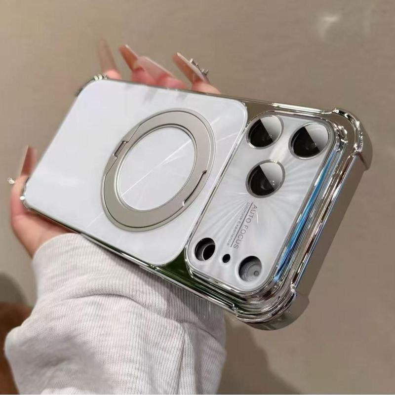 Cd-Pattern Foldable Rotating Magnetic Case Cover for Iphone