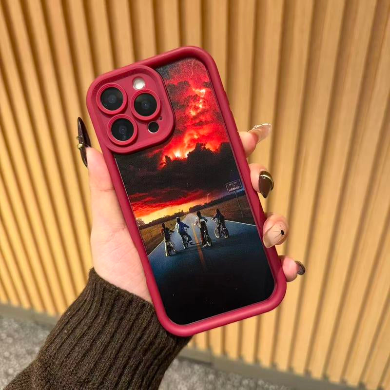 Stranger Things Series Case,For Iphone 16 15 14 13 12 11 17Pro Max,For Samsung S25 S24 S23 S22 Ultra,Protective Cover for Fan Christmas/Birthday Gift for Her/Him,Anti-Scratch Shockproof Soft Silicone Protective Cover